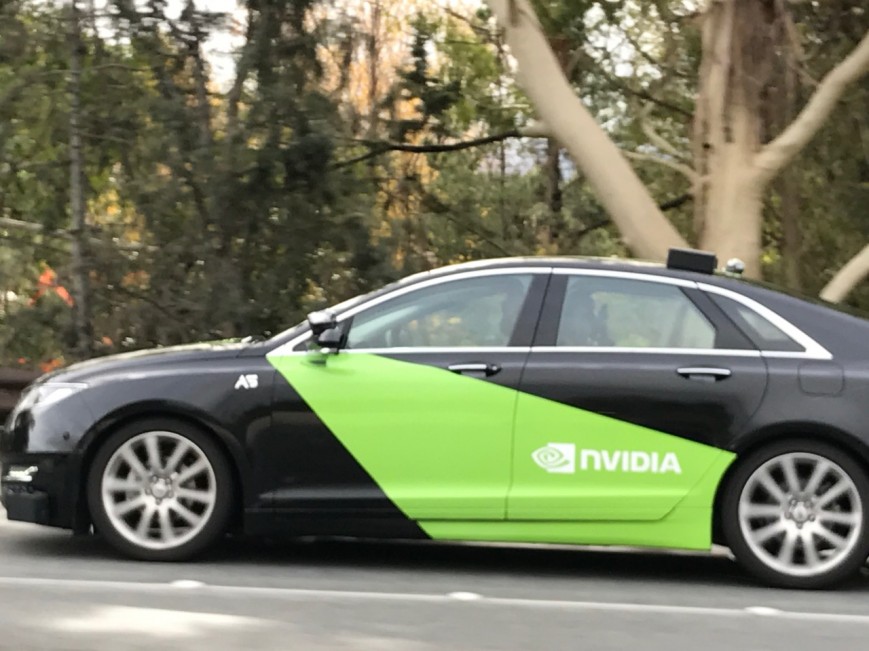 Nvidia проводит тесты беспилотного автомобиля