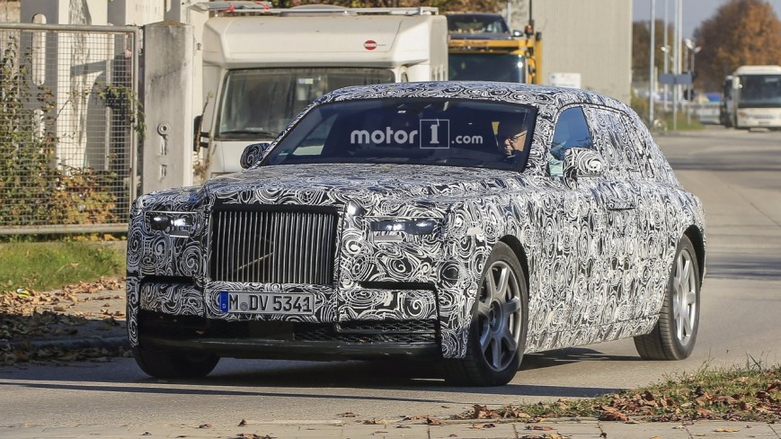 Появилось видео обновленного Rolls-Royce Phantom